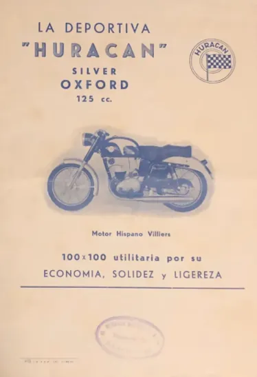 Sales brochure, front