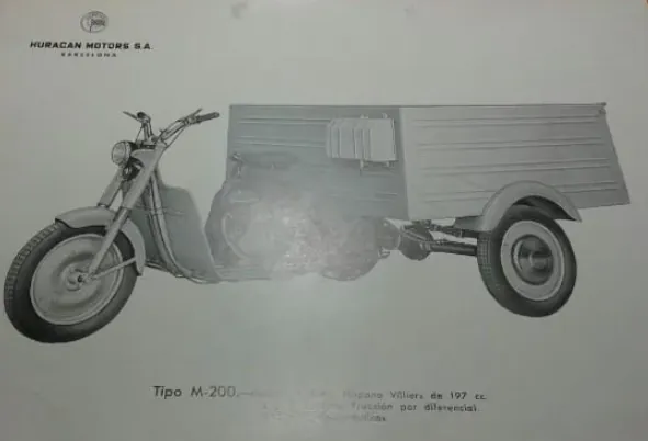 Three-wheeled motor vans · Huracán Motors