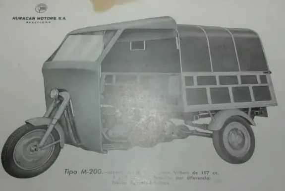 Three-wheeled motor vans · Huracán Motors