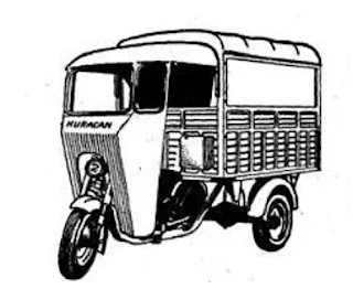 Three-wheeled motor vans · Huracán Motors