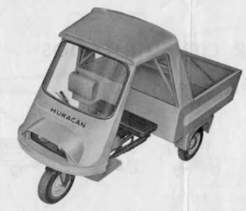 Three-wheeled motor vans · Huracán Motors