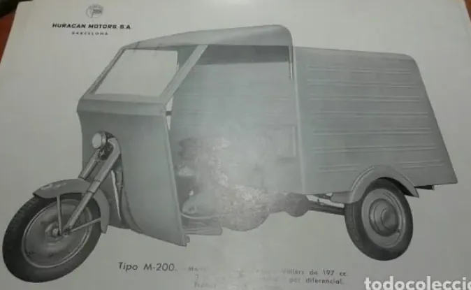 Three-wheeled motor vans · Huracán Motors